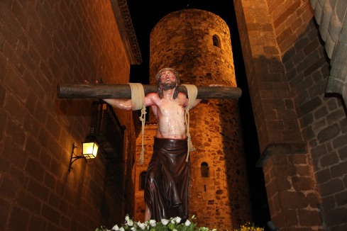 Jesús Condenado saliendo de la calle Amargura